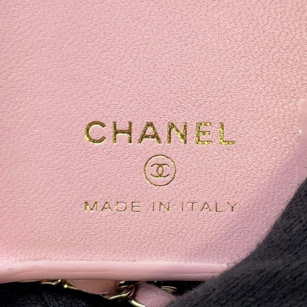 9656222 10 CHANEL Shoulder Phone Case Matelasse Caviar Skin