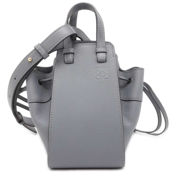 9656390 01 LOEWE Hammock Drawstring Mini Calf Bag