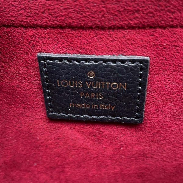 9656840 12 Louis Vuitton Chain Wallet Bicolor Empreinte Pochette Black