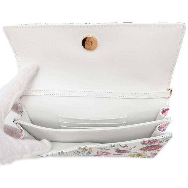 9658233 07 Christian Dior Miss Florelgio Mini 2way Shoulder Bag White