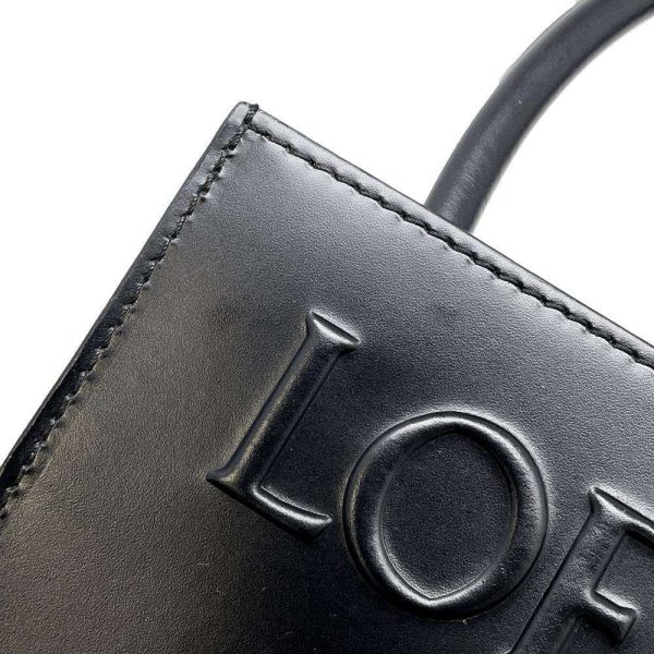 9658769 11 LOEWE Standard A5 2way Handbag Black