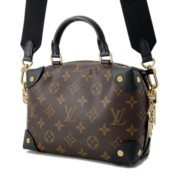 9659346 02 Louis Vuitton Handbag Monogram Petite Malle Souple Black