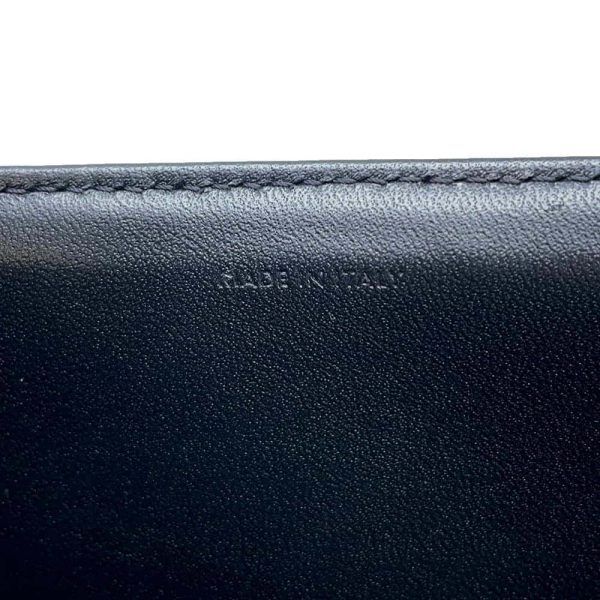 9659353 11 Celine Chain Shoulder Bag Matelasse Monochrome Black