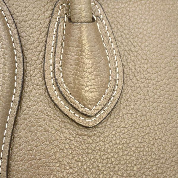 9659360 11 Celine Luggage Nano Shopper Handbag Beige