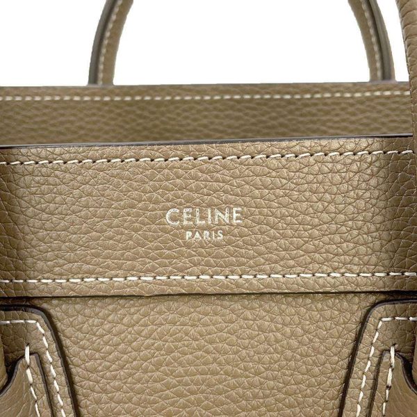 9659360 15 Celine Luggage Nano Shopper Handbag Beige