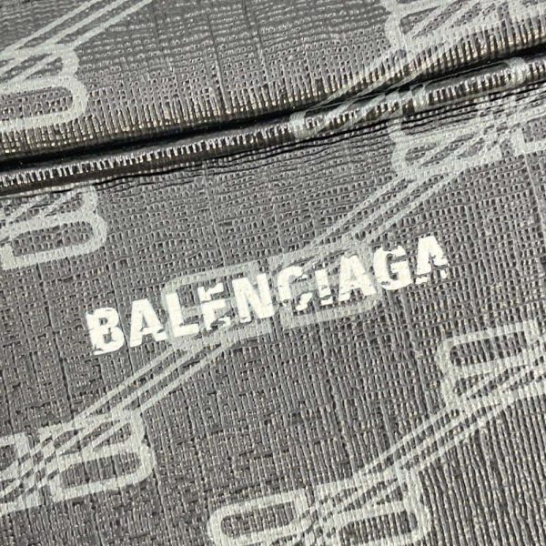 9659407 09 Balenciaga BB Monogram Camera Bag Black