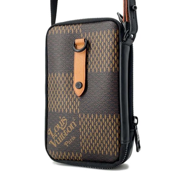 9659445 02 Louis Vuitton Shoulder Bag Giant Double Phone Pouch Black