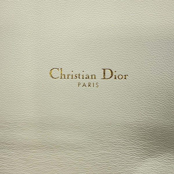 9659452 12 Christian Dior Chain Wallet Caro Canage White