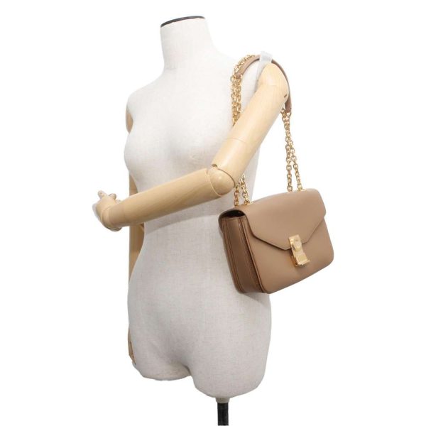 9659476 04 Celine Shoulder Bag C Medium Chain Shoulder Bag Calf Beige