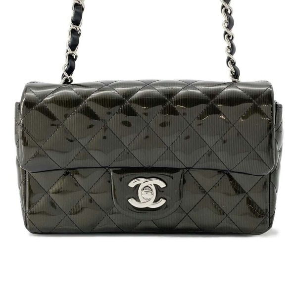 9659537 01 CHANEL Chain Shoulder Bag Cocomark Matelasse Paten Mini Flap Bag