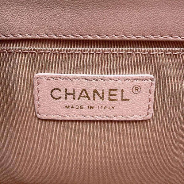 9660069 15 CHANEL Chain Bag Coco Mark Tweed Lambskin Bag