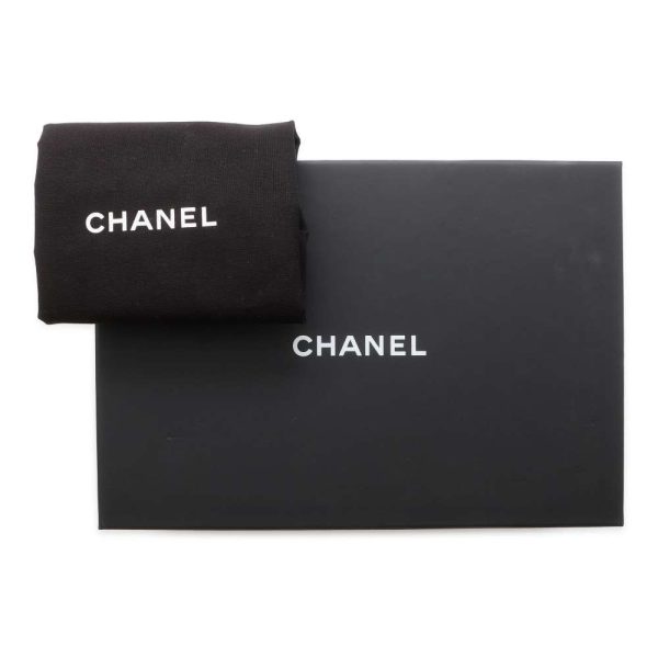 9660250 11 CHANEL Vanity Trump Shoulder Bag Matelasse Caviar Skin Black