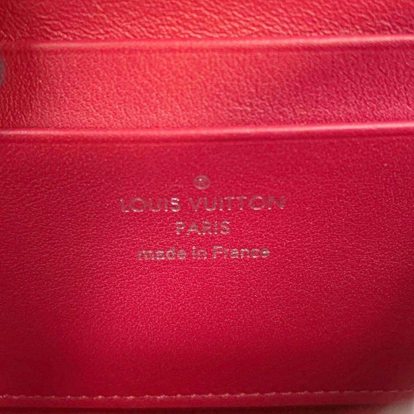 9662476 14 Louis Vuitton Chain Wallet Calf Wave Pochette Chain Red