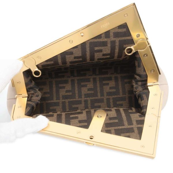 9662513 06 Fendi First Small Python Clutch Bag 2way Shoulder Bag