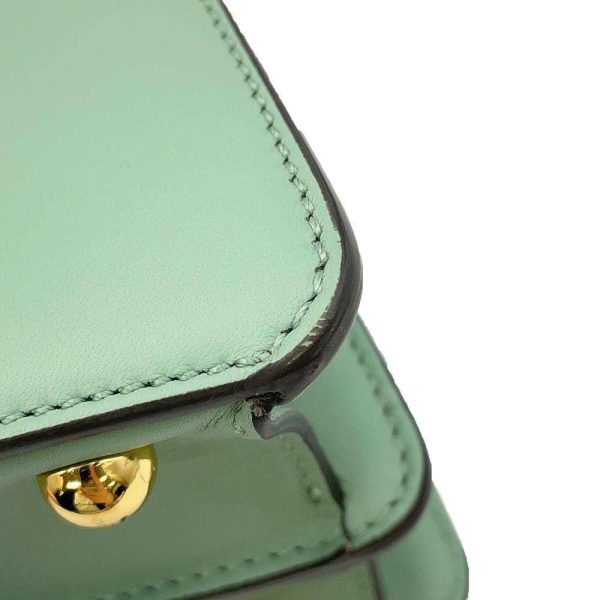 9662520 07 Fendi Peekaboo 2way Shoulder Bag Tortoiseshell Green