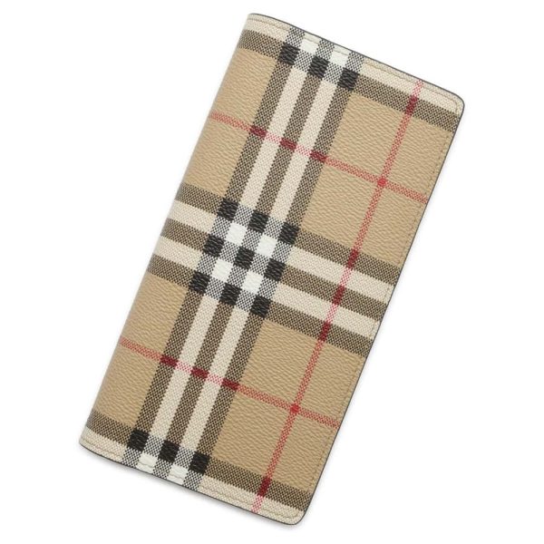 9671430 01 Burberry Check Long Wallet