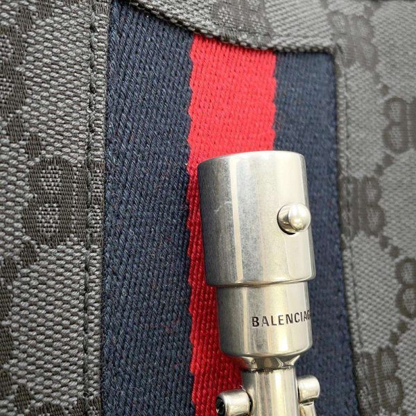 9671959 08 Balenciaga Hacker Project Shoulder Bag Black