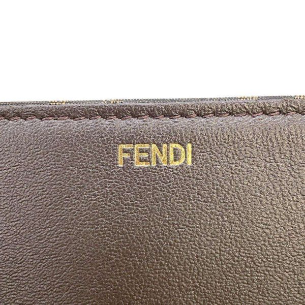 9672024 15 Fendi Peekaboo Ic You Pattern Medium 2way Shoulder Bag Black