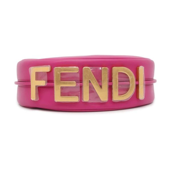 9672031 03 FENDI Shoulder Bag Graffiti Small Calf Fuchsia Bag