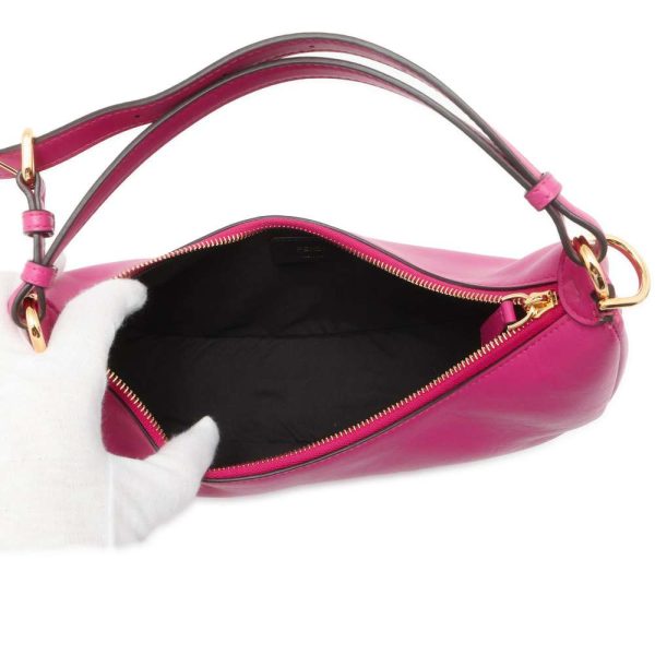 9672031 05 FENDI Shoulder Bag Graffiti Small Calf Fuchsia Bag