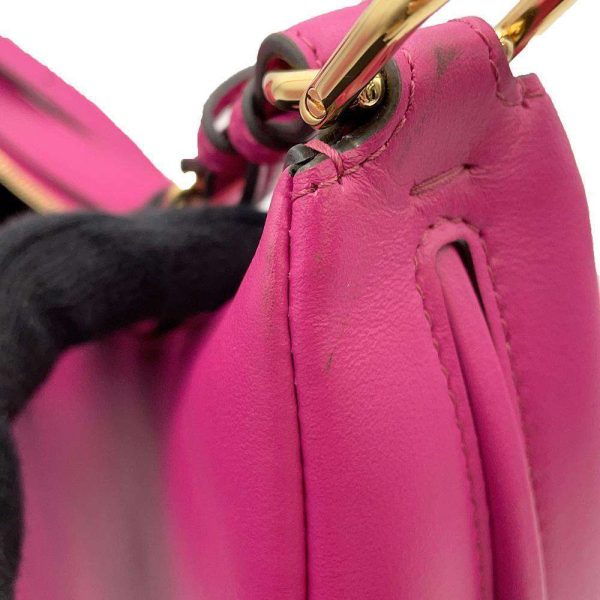 9672031 11 FENDI Shoulder Bag Graffiti Small Calf Fuchsia Bag