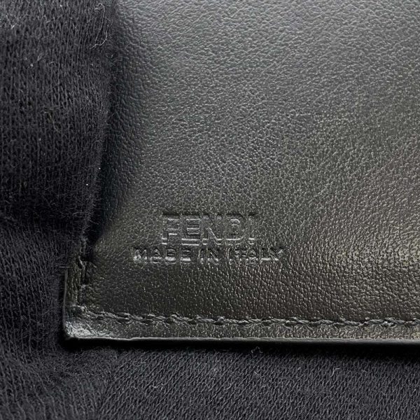 9672109 11 Fendi tri f FF diamond wallet black