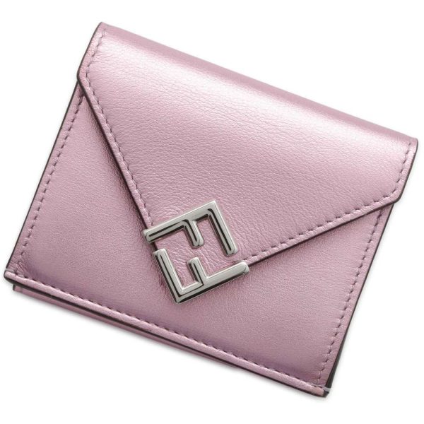 9672116 01 FENDI Wallet FF Diamond Laminated Wallet