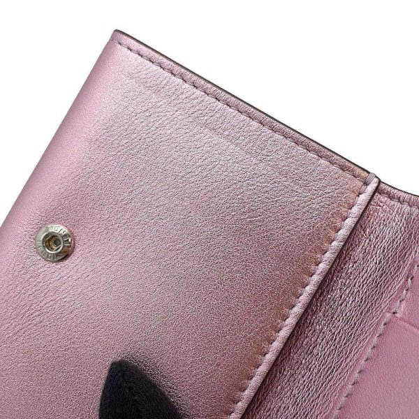 9672116 09 Fendi FF Diamond Laminated TrifWallet