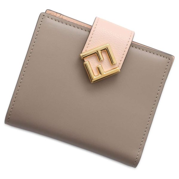 9672154 01 Fendi Wallet FF Diamond Leather