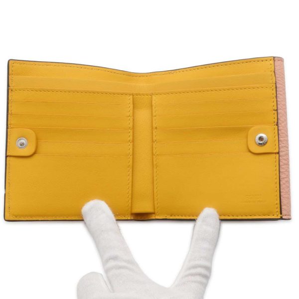 9672185 04 Fendi Wallet Peekaboo Selleria 8M0438 Wallet Leather