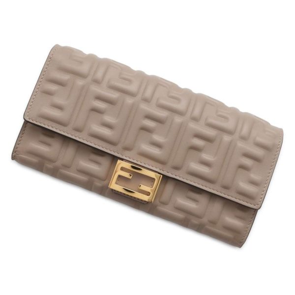 9672208 01 FENDI Long Wallet Baguette Continental