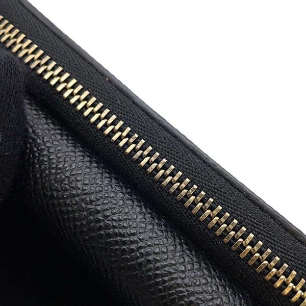 9672246 11 Christian Dior Wallet Saddle Medium Wallet Black