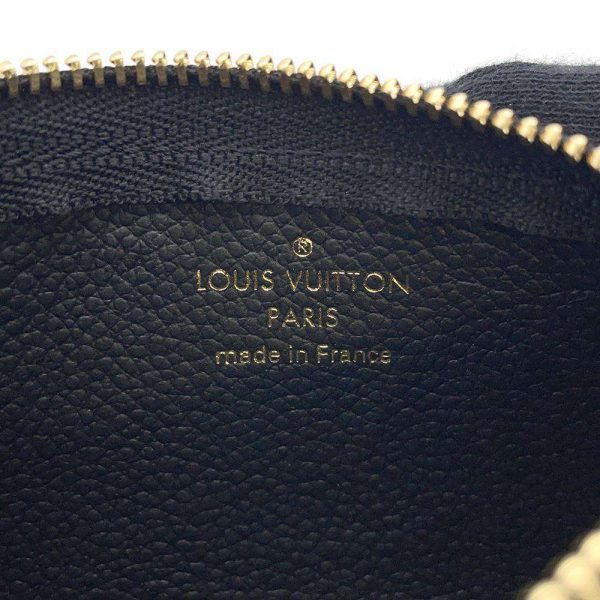 9673106 07 Louis Vuitton Pochette Clé Coin Case Monogram Empreinte Black