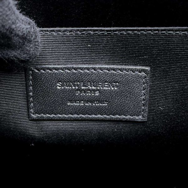 9676893 11 Saint Laurent Paris Zip Tablet Holder Clutch Bag Black