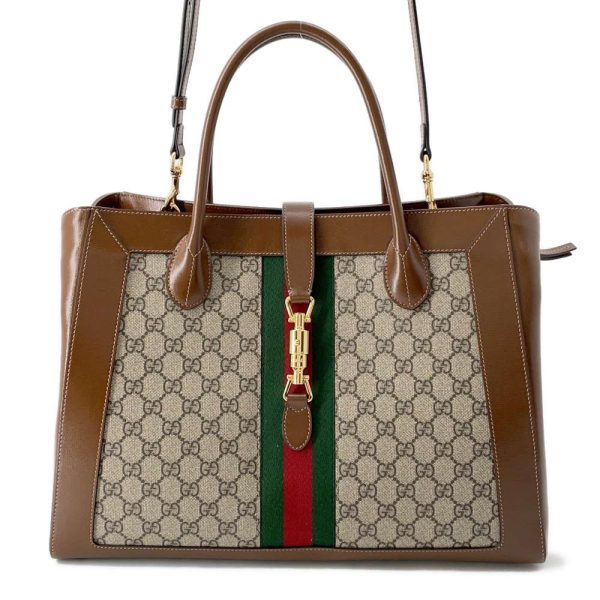 9677418 01 Gucci Tote Jackie 1961 GG Supreme 2way Shoulder Bag