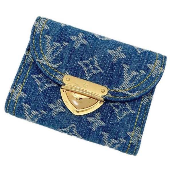 9678033 01 Louis Vuitton Wallet Denim Portefeuille Victorine M82959