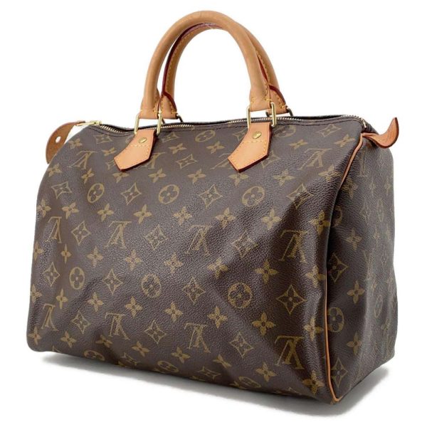 9679078 02 Louis Vuitton Speedy 30 Handbag Monogram Brown