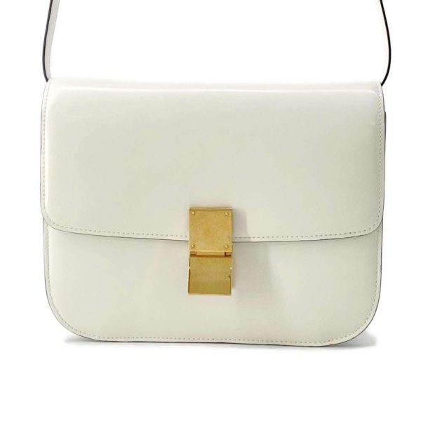 9683419 01 Celine BoCrossbody Bag White