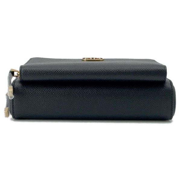 9683587 03 Christian Dior Caro Double Pouch Black