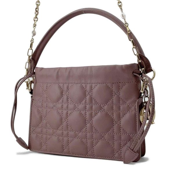 9683631 02 Christian Dior Dior Millie Cannage Lambskin Handbag