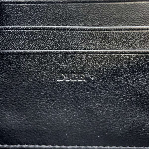 9683648 14 Christian Dior Oblique Saddle Messenger Pouch Black