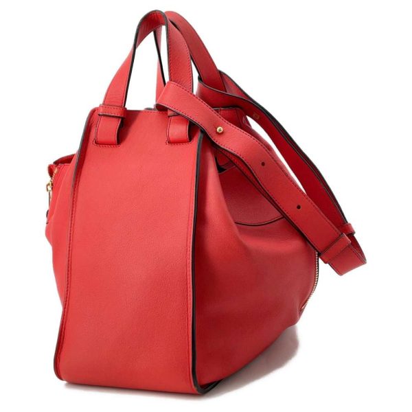 9683785 02 LOEWE Hammock Medium Handbag Red