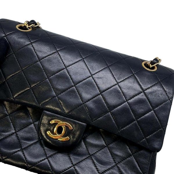 9683990 13 Chanel Chain Shoulder Bag Matelasse Lambskin Black