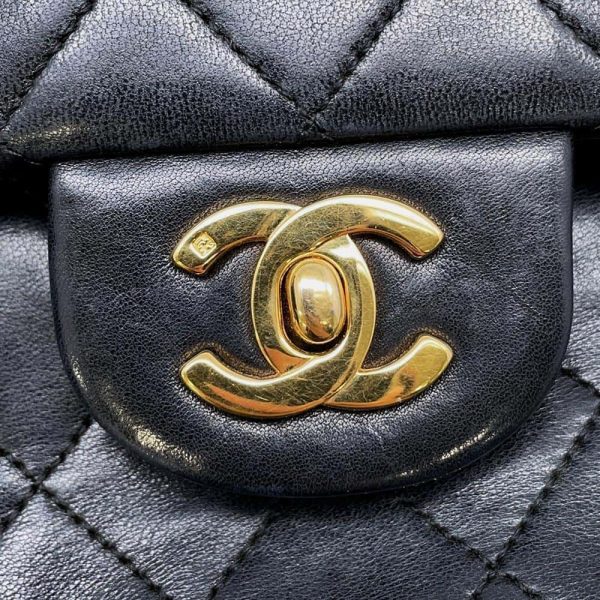 9683990 14 Chanel Chain Shoulder Bag Matelasse Lambskin Black