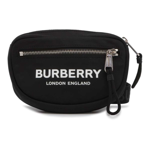 9684348 01 Burberry Nylon Body Bag Black