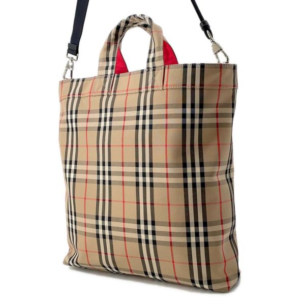 9684355 02 Burberry Check Nylon 2way Shoulder Bag