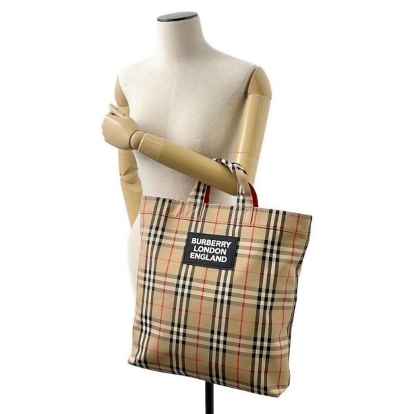 9684355 05 Burberry Check Nylon 2way Shoulder Bag