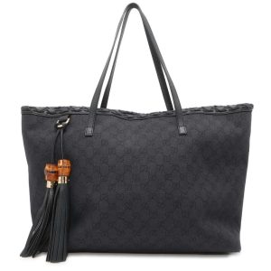 9684485 01 Gucci Soho Tote Bag Black