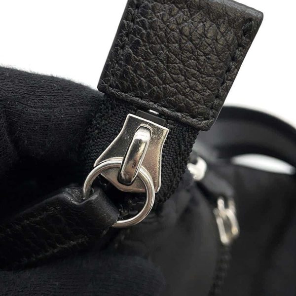 9684553 10 Gucci GG Nylon Shoulder Bag Black