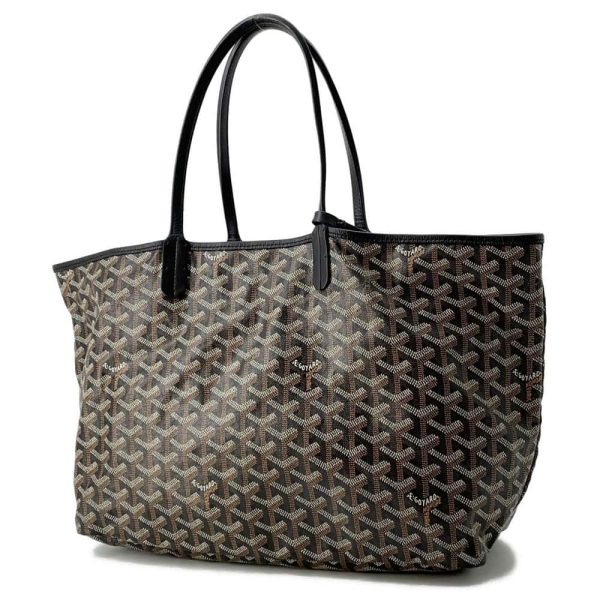 9684614 02 Goyard Saint Louis PM Tote Bag Black